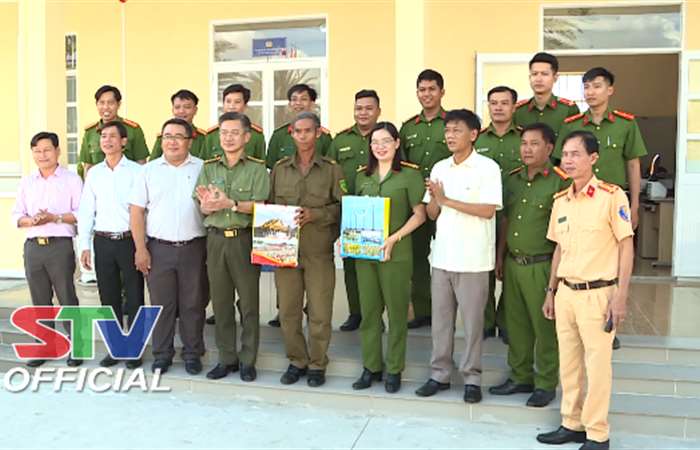 Sóc Trăng: Bí thư Tỉnh ủy khảo sát tại một số Công an xã, thị trấn trên địa bàn tỉnh